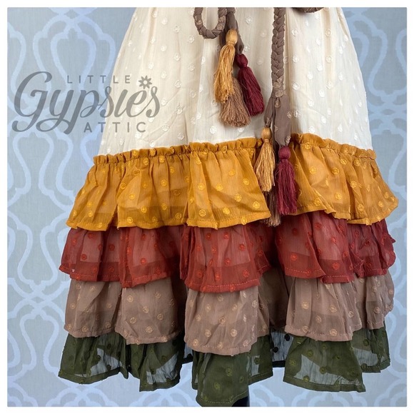 Autumn Belle in Falling Ruffles Mini Dress - Picture 7 of 13